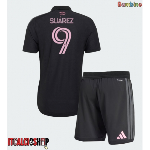 Inter Miami Luis Suarez #9 Seconda Maglia Bambino 2026-27 Manica Corta (+ Pantaloni corti)
